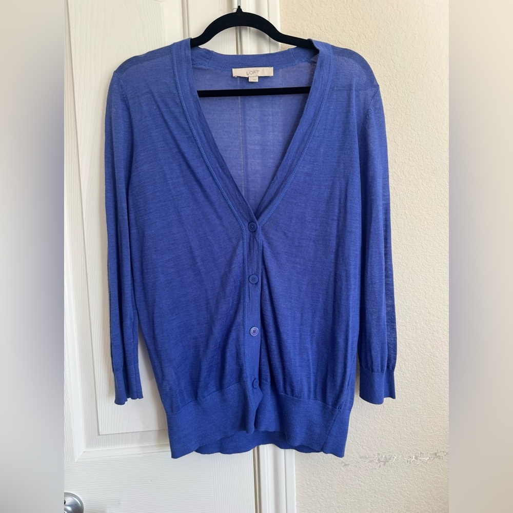 Ann Taylor Loft Boyfriend Cardigan